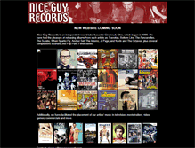 Tablet Screenshot of niceguyrecords.com